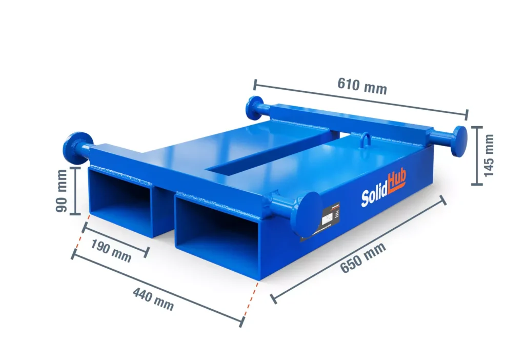 Hefbalk big bags voor vorkheftruck 1000KG_ (1)